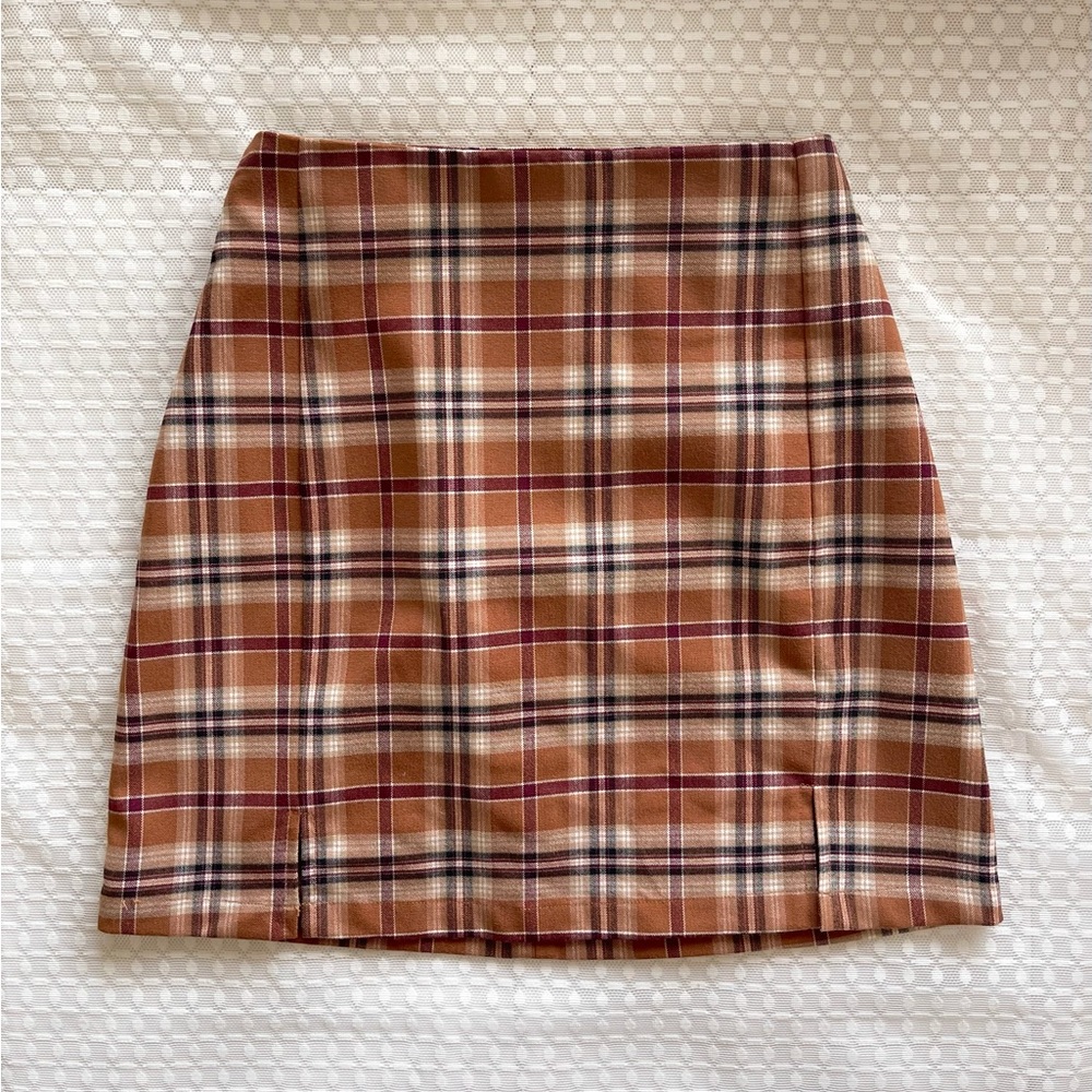 John Galt Plaid Care Skirt / One-Size
